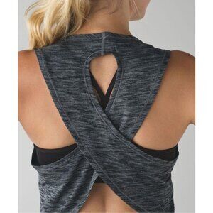 Lululemon 'Fast as Light' Cross Back Tank Size 4